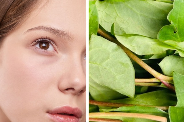 Bác sĩ chia sẻ lợi ích rau diếp cá giúp đẹp da, thanh nhiệt - Ảnh 2. Lá diếp cá rửa sạch nghiền nát đắp da mềm mịn. Minh họa: L.C