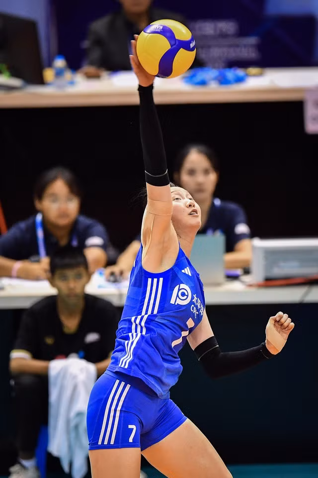 Zhong Hui là tay ghi điểm hàng đầu của đội Trung Quốc ở giải châu Á 2023. Ảnh: AVC