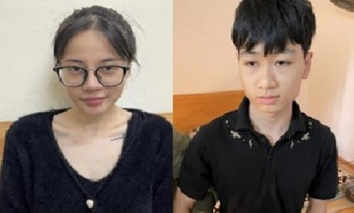 Đỗ Thu Trang và Đinh Công Tuấn. Ảnh: Công an TP Hà Nội Đỗ Thu Trang và Đinh Công Tuấn. Ảnh: Công an TP Hà Nội