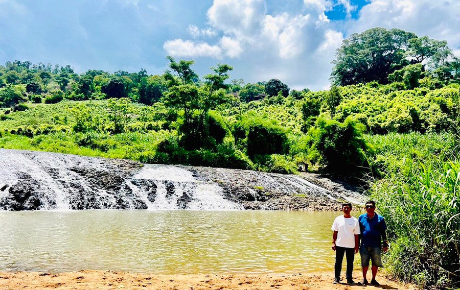 Bên dòng Pờ Yầu (xã Lơ Pang, huyện Mang Yang). Ảnh: N.T.D