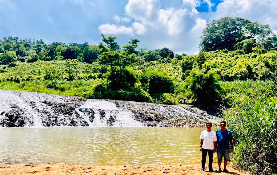 Bên dòng Pờ Yầu (xã Lơ Pang, huyện Mang Yang). Ảnh: N.T.D
