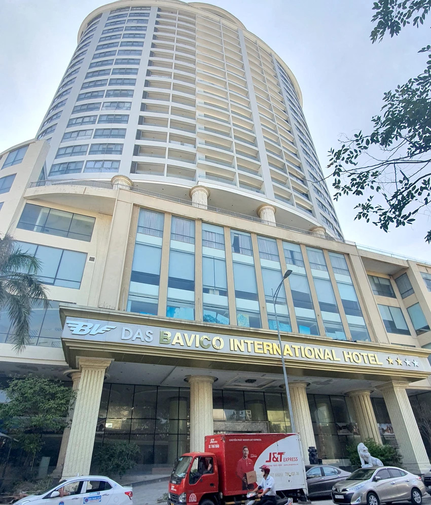 Khách sạn Bavico Nha Trang nằm trên diện tích 3.400 m2, cao 24 tầng. Ảnh: HH