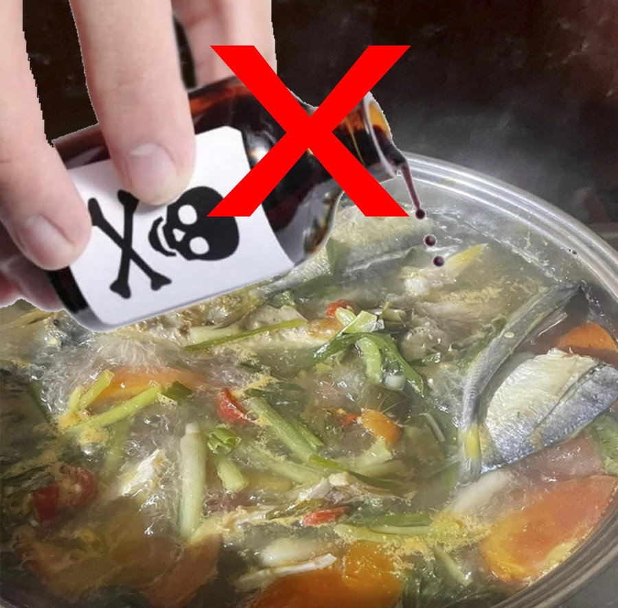 Đổ thuốc độc vào nồi canh. Ảnh minh họa: Duy Tuấn Đổ thuốc độc vào nồi canh. Ảnh minh họa: Duy Tuấn