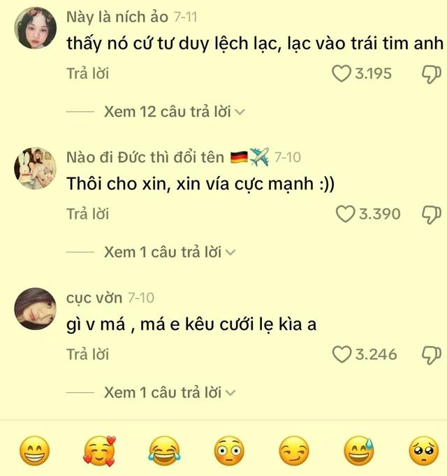 Dân mạng rất sáng tạo khi có những phần nối chữ hài hước. CHỤP MÀN HÌNH Dân mạng rất sáng tạo khi có những phần nối chữ hài hước. CHỤP MÀN HÌNH