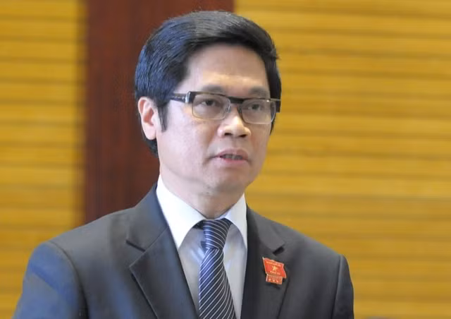 Ông Vũ Tiến Lộc trong một lần phát biểu tại Quốc hội