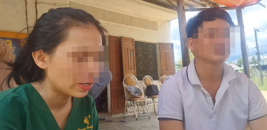 Phía gia đình cháu V.A.Nh. đang rất đau buồn, yêu cầu các đơn vị chức năng vào cuộc làm rõ sự việc. Ảnh: XUÂN HUYÊN