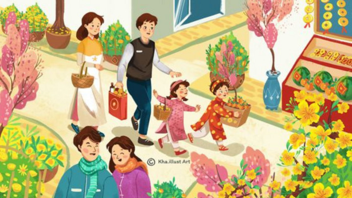 Xông đất đầu năm là một trong những phong tục truyền thống của dân tộc Việt Nam (Ảnh minh hoạ: Pinterest) Xông đất đầu năm là một trong những phong tục truyền thống của dân tộc Việt Nam (Ảnh minh hoạ: Pinterest)
