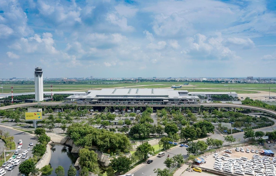 Cảng hàng không quốc tế Tân Sơn Nhất. (Ảnh: PV/Vietnam+)