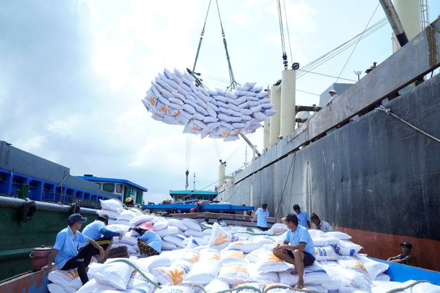 Gạo xuất khẩu sang Indonesia của Tập đoàn Lộc Trời - Ảnh LTG