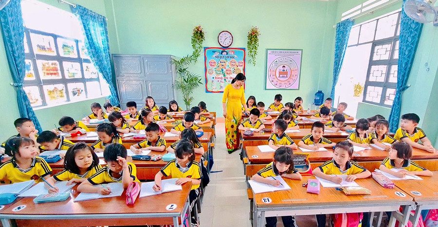 Trường Tiểu học Trần Đại Nghĩa (phường Yên Thế, TP. Pleiku) đã chuẩn bị sẵn sàng các điều kiện cần thiết để tổ chức mô hình học bán trú. Ảnh: T.D Trường Tiểu học Trần Đại Nghĩa (phường Yên Thế, TP. Pleiku) đã chuẩn bị sẵn sàng các điều kiện cần thiết để tổ chức mô hình học bán trú. Ảnh: T.D