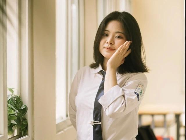 Nguyễn Minh Phương, học sinh lớp 12 Sinh (Trường THPT chuyên Đại học sư phạm Hà Nội)