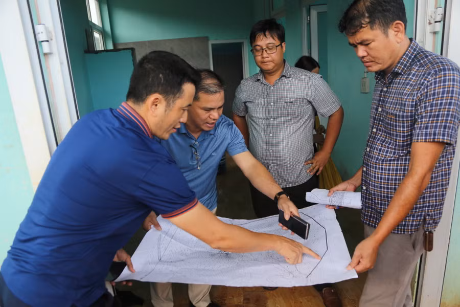 Ngành chức năng đang kiểm tra dự án để lên phương án ứng phó.