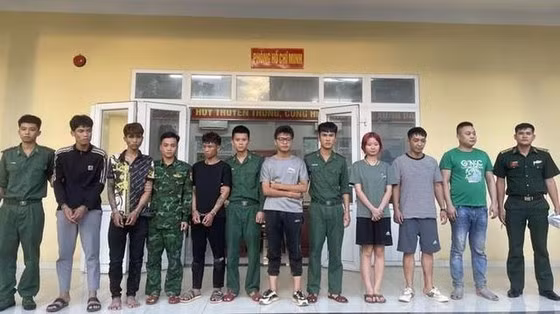 Các đối tượng bị bắt giữ