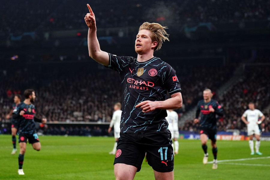 Kevin De Bruyne tỏa sáng mang chiến thắng về cho Manchester City. (Nguồn: Getty Images) Kevin De Bruyne tỏa sáng mang chiến thắng về cho Manchester City. (Nguồn: Getty Images)