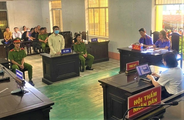 Bị cáo Tưởng Đăng Thế tại phiên xử trước đó