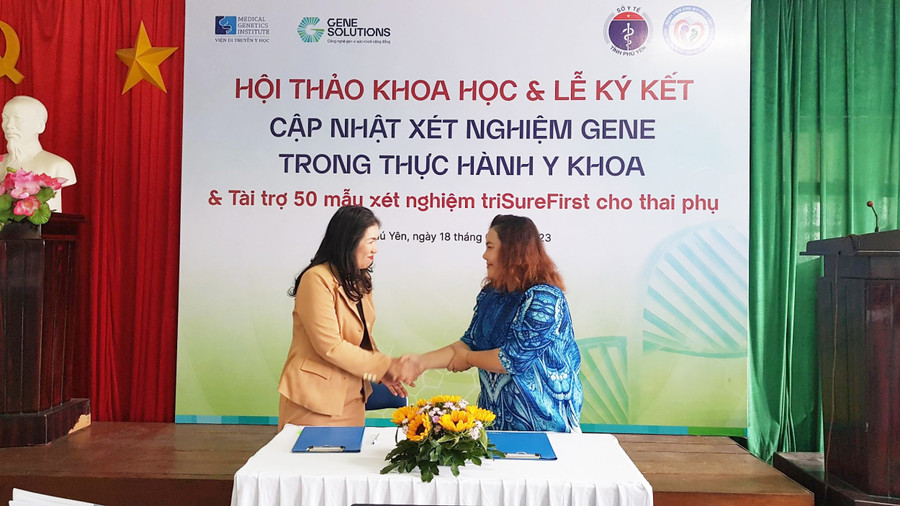 Chương trình tặng 50 xét nghiệm triSureFirst cho các thai phụ tại Bệnh viện Sản Nhi Phú Yên