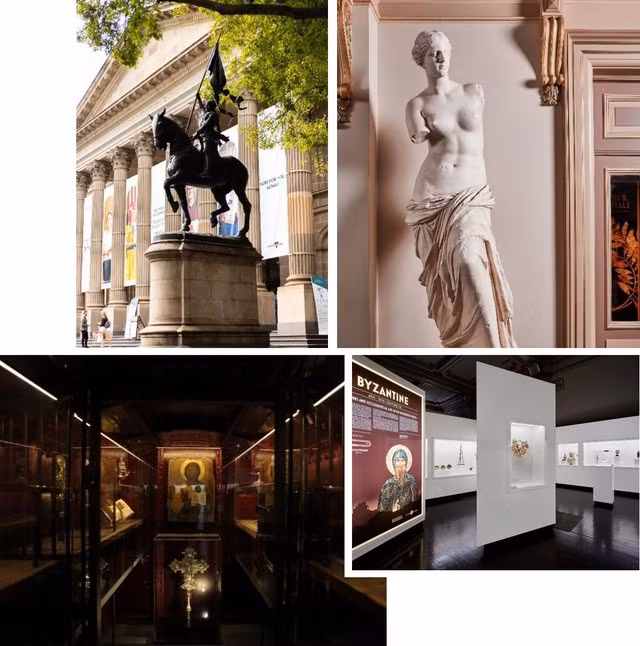 "Thủ phủ văn hóa" Melbourne có vô số địa điểm nghệ thuật thú vị. Ảnh: Hellenic Museum.