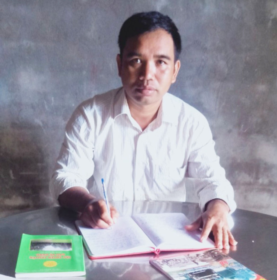 Anh Ksor Xương. Ảnh: R.H