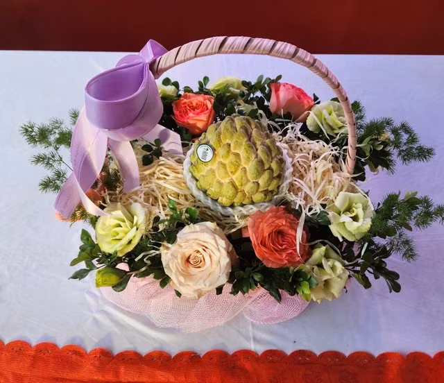 Quả na dai được đấu giá cao nhất là 220 triệu đồng. Ảnh: V.T