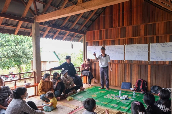 Tập huấn kỹ năng du lịch cộng đồng cho người dân làng Kép 1