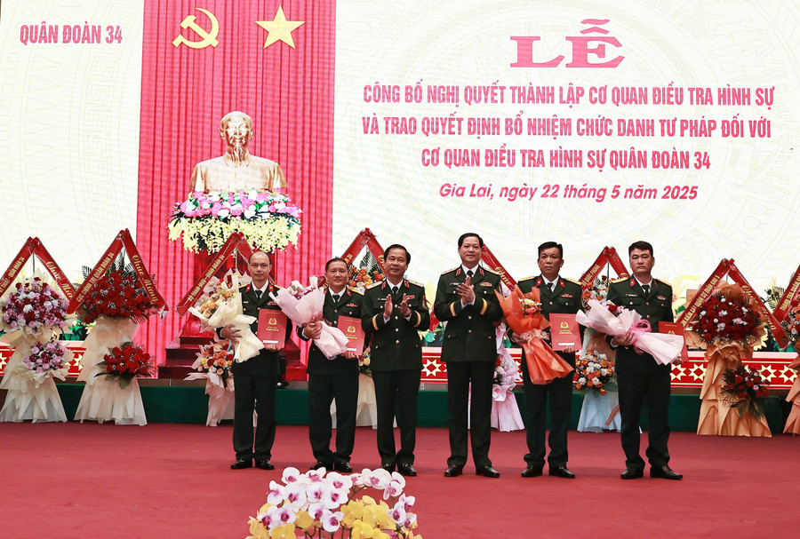 Quân đoàn 34 công bố thành lập cơ quan Điều tra hình sự. Ảnh: N.T 83b6baf16721d27f8b30.jpg