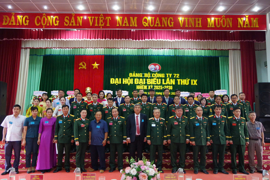 Các đại biểu dự Đại hội Đại biểu Đảng bộ Công ty TNHH một thành viên 72. Ảnh: T.D de58a598cc167e482707.jpg
