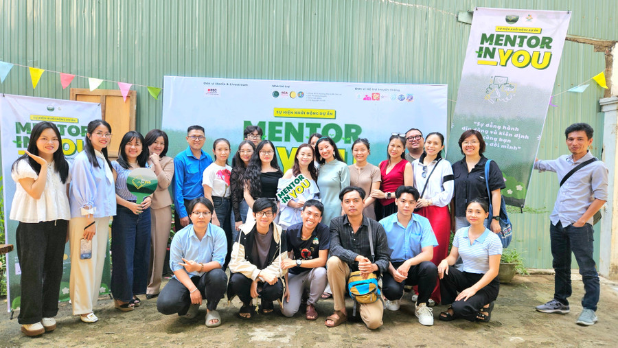 Chương trình cố vấn “Mentor in You” thu hút đông đảo các bạn trẻ tham gia. Ảnh: Ngọc Duy 20250521-104904.jpg