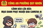 Công an phường Quy Nhơn, tỉnh Gia Lai phát đi thông báo cảnh báo thủ đoạn tội phạm giả danh lực lượng CSGT gửi tin nhắn phạt nguội để lừa đảo người dân vào ngày 14-0.