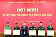 Ban Chỉ huy phòng thủ dân sự tỉnh Gia Lai tổ chức hội nghị trực tiếp kết hợp trực tuyến sơ kết công tác năm 2025 và triển khai nhiệm vụ năm 2026 tại 135 điểm cầu xã, phường trên địa bàn tỉnh ngày 22-1.