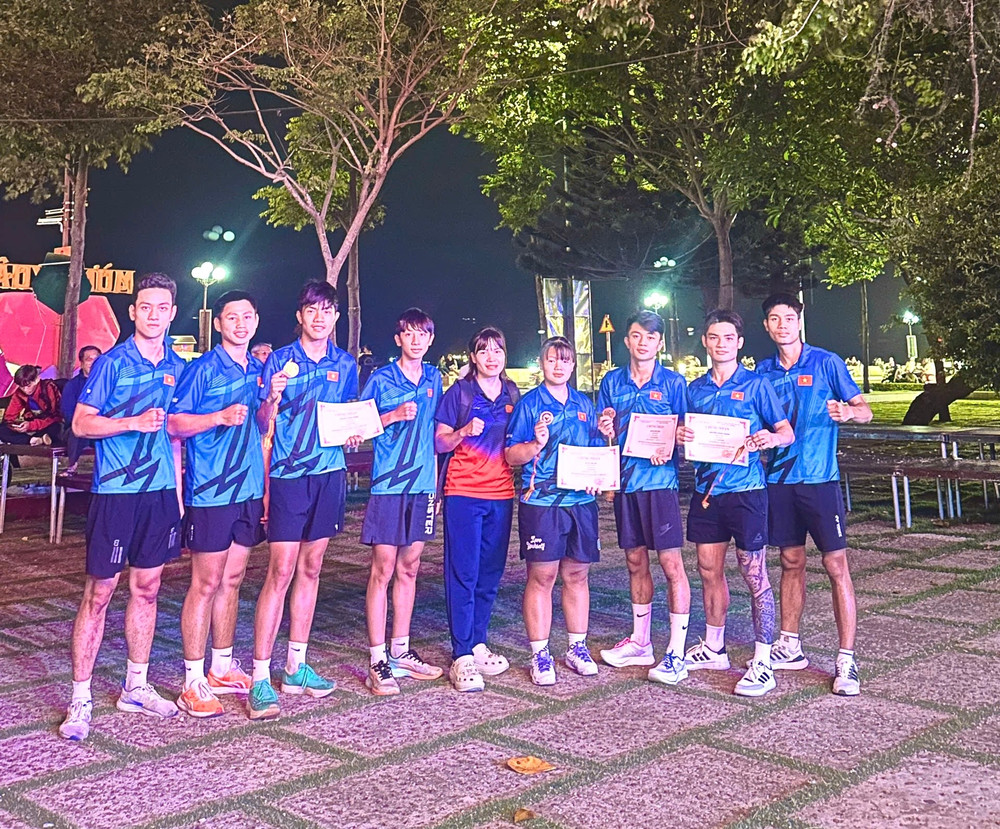Các VĐV Gia Lai đã giành được 4 tấm huy chương ở giải năm nay. Ảnh: Xoan Phạm cac-vdv-gia-lai-da-gianh-duoc-4-tam-huy-chuong-o-giai-nam-nay-anh-xoan-pham.jpg