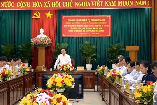 Phó Chủ tịch UBND tỉnh Nguyễn Tự Công Hoàng kiểm tra nhiệm vụ phát triển KT-XH tại 5 xã phía Đông