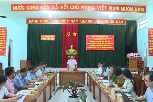 Phó Chủ tịch UBND tỉnh Nguyễn Hữu Quế kiểm tra công tác chuẩn bị bầu cử tại khu vực phía Tây Gia Lai