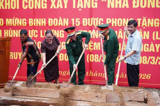 Đoàn Kinh tế - Quốc phòng 74 xây dựng và bàn giao “Nhà đồng đội” cho người lao động khó khăn