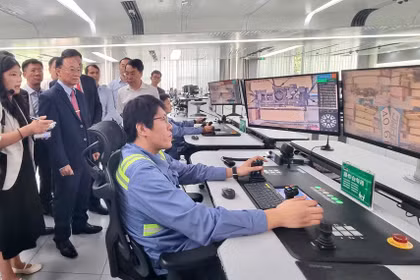 Đoàn công tác tỉnh Gia Lai thăm cảng Ninh Ba - Chu Sơn