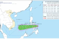 Dự báo tối 8-12, áp thấp nhiệt đới đi vào biển Đông với tốc độ 20 km/h, sức gió giật cấp 8