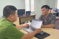 Công an phường Quy Nhơn Nam triệu tập thanh niên cưỡng đoạt tiền của 2 em nhỏ