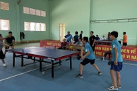Chư Păh tổ chức Giải Bóng bàn công chức, viên chức, người lao động