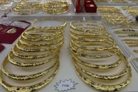 Ngày 9-12, vàng miếng trong nước giảm 500.000 đồng mỗi lượng