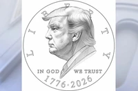 Công bố bản thảo thiết kế đồng xu 1 USD có khắc hình Tổng thống Donald Trump