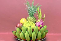 Nải chuối trong mâm ngũ quả