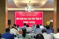 Gia Lai: 115 đại biểu tham dự hội nghị báo cáo viên Tỉnh ủy tháng 10-2024