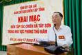 Khai mạc diễn tập tác chiến xã Tây Sơn trong khu vực phòng thủ năm 2026.