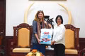Phó Chủ tịch UBND tỉnh Nguyễn Thị Thanh Lịch tiếp xã giao Trưởng đại diện UNICEF tại Việt Nam