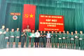 Lãnh đạo xã Bình Hiệp thăm, động viên chiến sĩ mới tại Trung đoàn 95