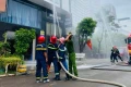 Diễn tập chữa cháy, cứu nạn tại khách sạn ở phường Quy Nhơn Nam 