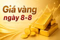 Giá vàng ngày 8-8: Tăng, giảm trái chiều tại các doanh nghiệp