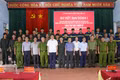 Phó Chủ tịch UBND tỉnh Lâm Hải Giang biểu dương lực lượng Công an hỗ trợ thi công trường nội trú vùng biên