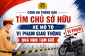 Gia Lai: Tìm chủ sở hữu 109 xe mô tô vi phạm giao thông quá hạn tạm giữ