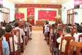 Quang cảnh buổi tiếp xúc cử tri tại xã Kim Sơn. Ảnh: H.H