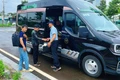 Nhà xe Trung Nguyên Limousine đón khách tận nhà khi đi tuyến Pleiku-Quy Nhơn và các phường lân cận. Ảnh: Hải Yến